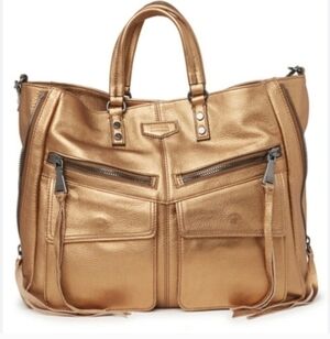 ❄️❄️ Aimee kestenberg road trip metallic gold tote